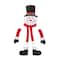 Glitzhome® 13" Jumbo Christmas Fabric Snowman Ornament Set